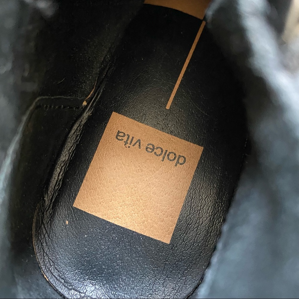 Dolce Vita Real Leather Suede Ankle Heeled Booties - Picture 6 of 12